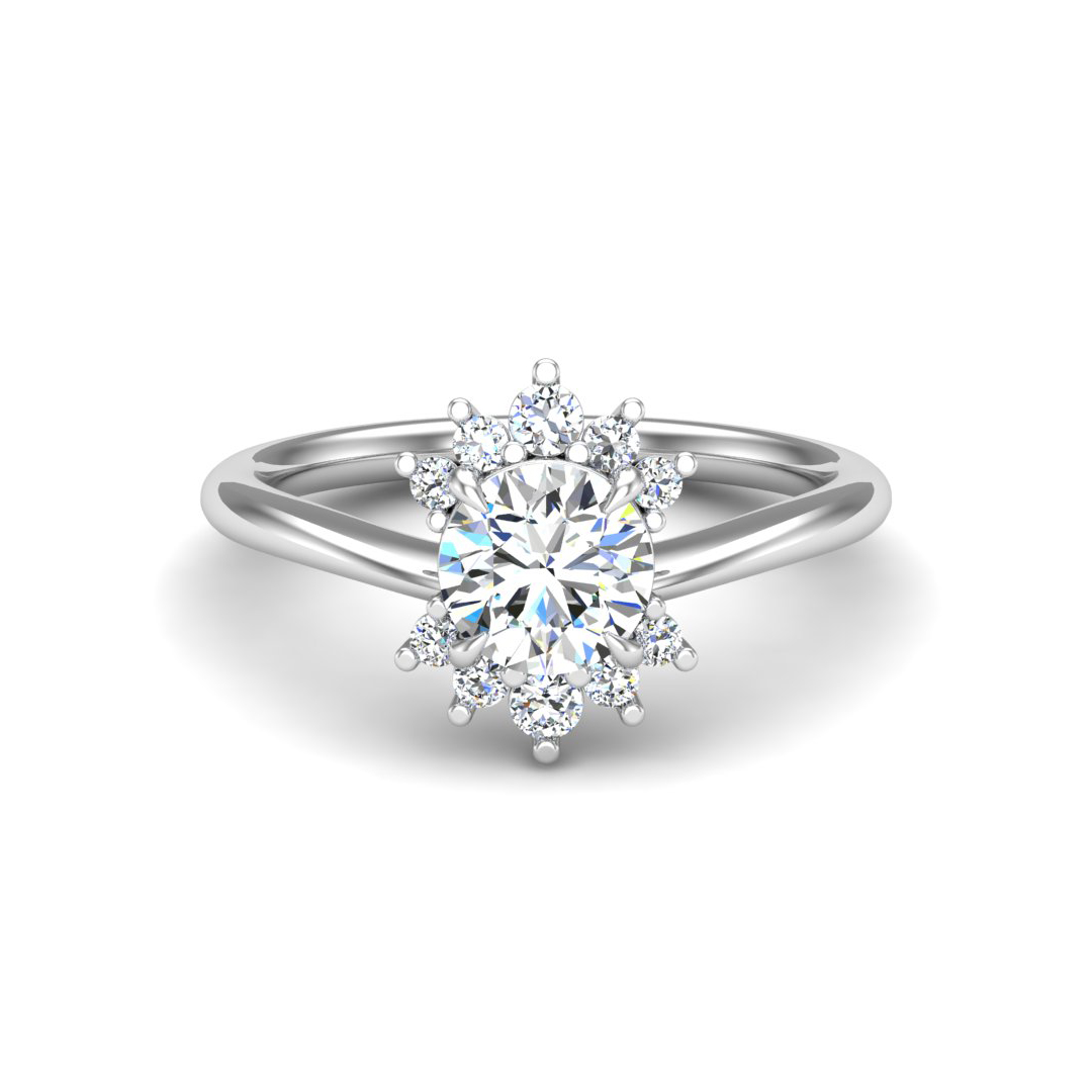 Tatum Halo Engagement Ring